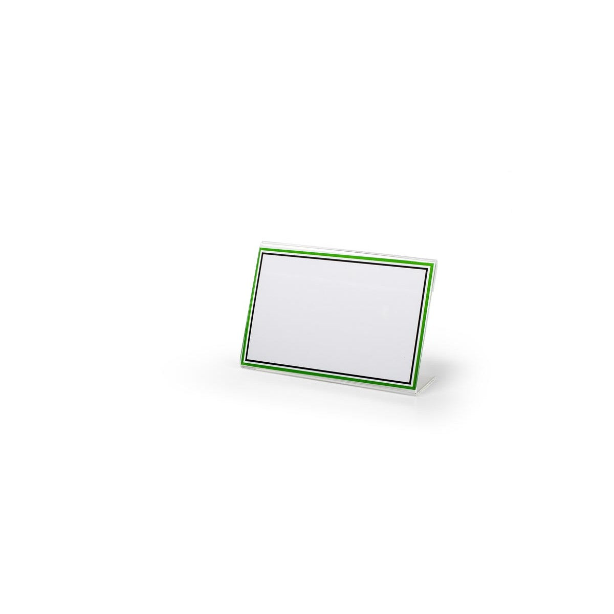 Targhetta Multiuso In PVC Trasparente 10x6,5cm
