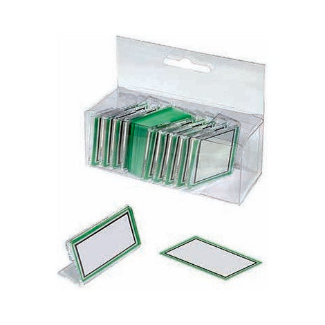 Targhetta Multiuso In PVC Trasparente 6,5x4,2cm
