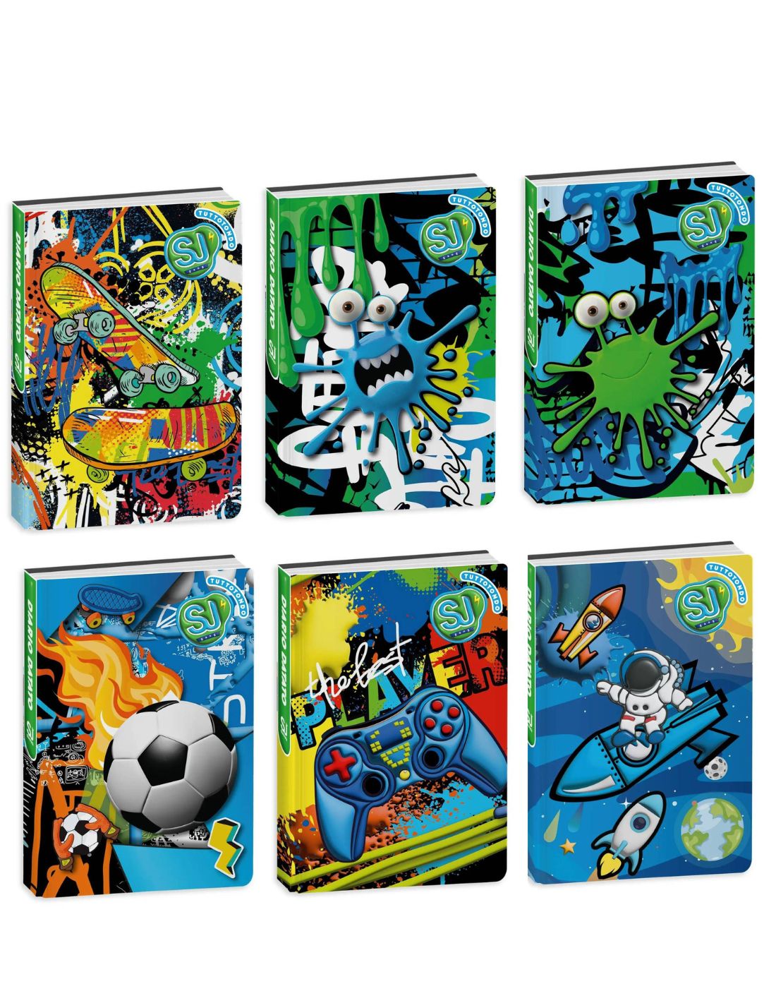 Diario Scuola Seven SJ Gang Boy 10 Mesi 2025/26 Gang Boy