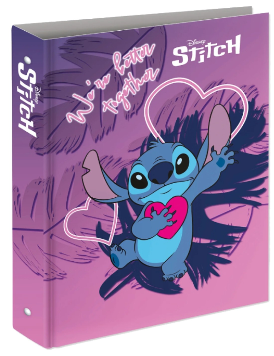 Maxi Raccoglitore Ad Anelli Stitch E Angel