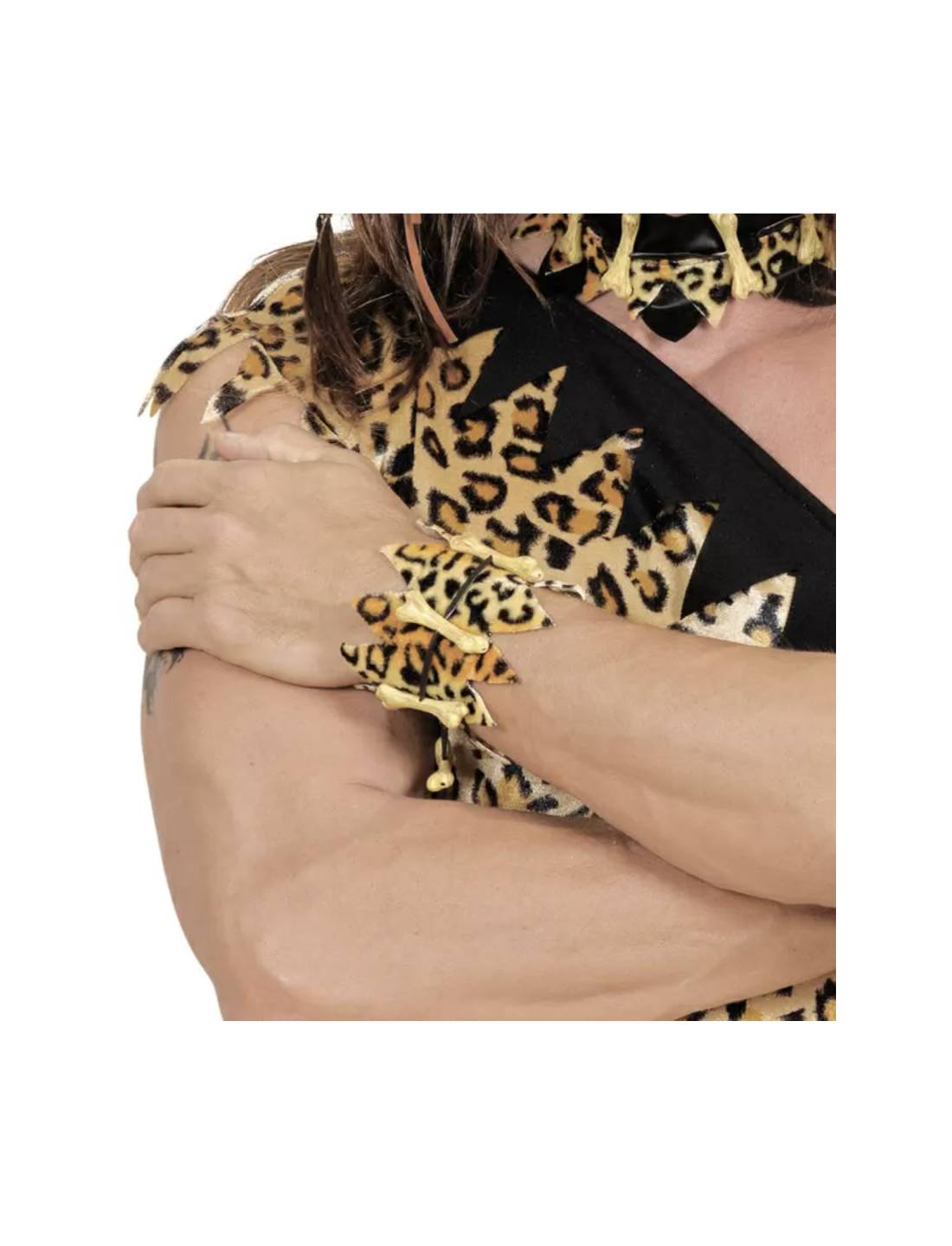Bracciale Leopardato con Osso