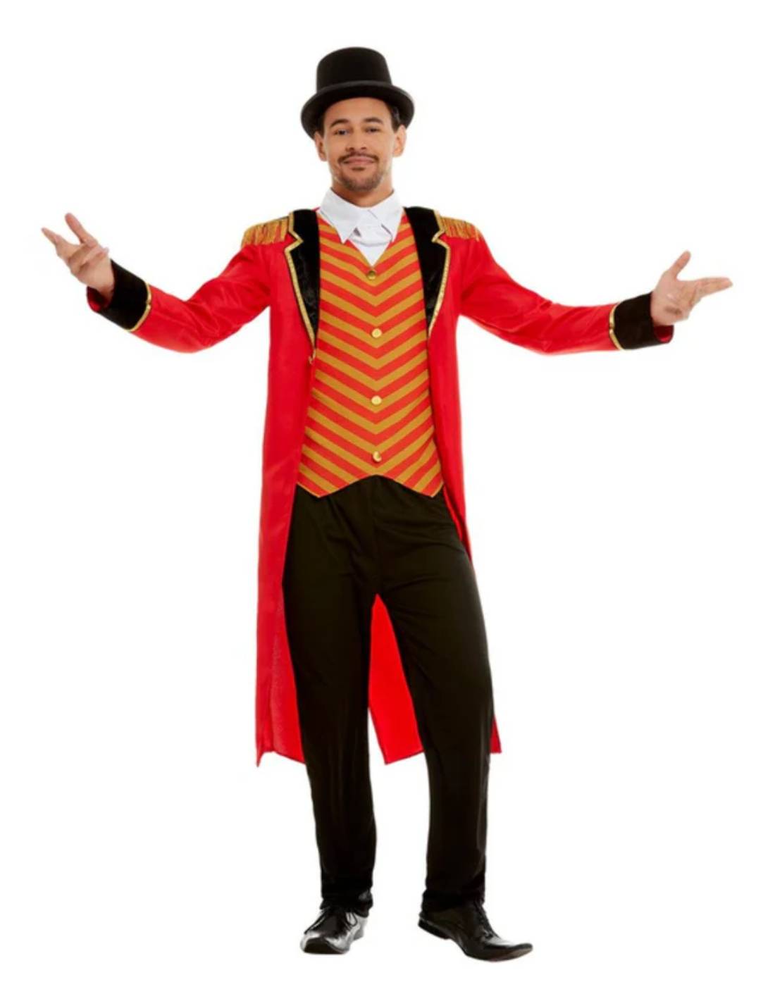 Costume Di Halloween Deluxe Ringmaster Uomo Tg.M