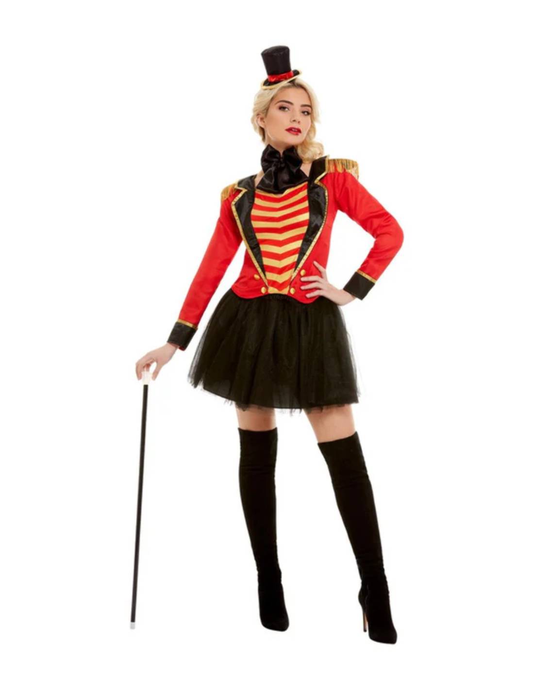 Costume Di Halloween Deluxe Ringmaster Donna Tg.M
