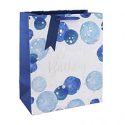 Busta Regalo Compleanno Happy Birthday Azzurra