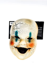 Maschera Rigida In Plastica Bambolotto Di Porcellana Maschera Halloween