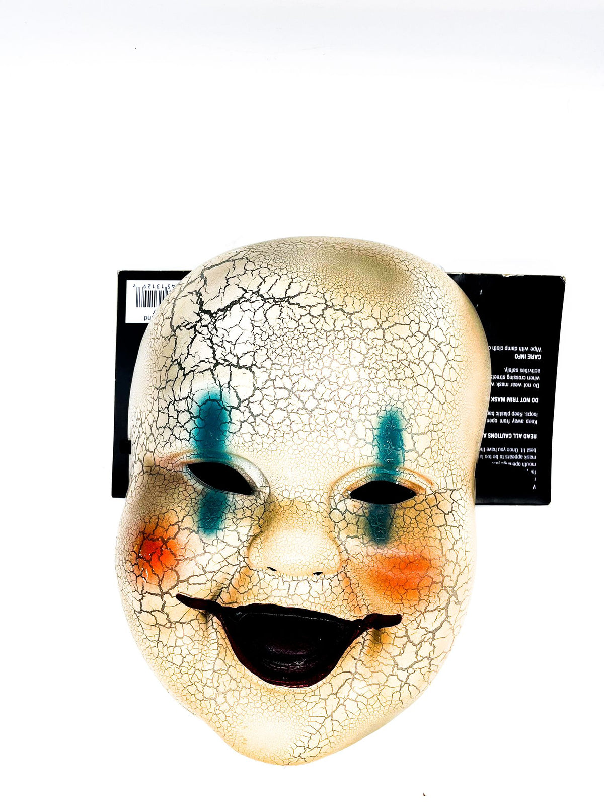 Maschera Rigida In Plastica Bambolotto Di Porcellana Maschera Halloween
