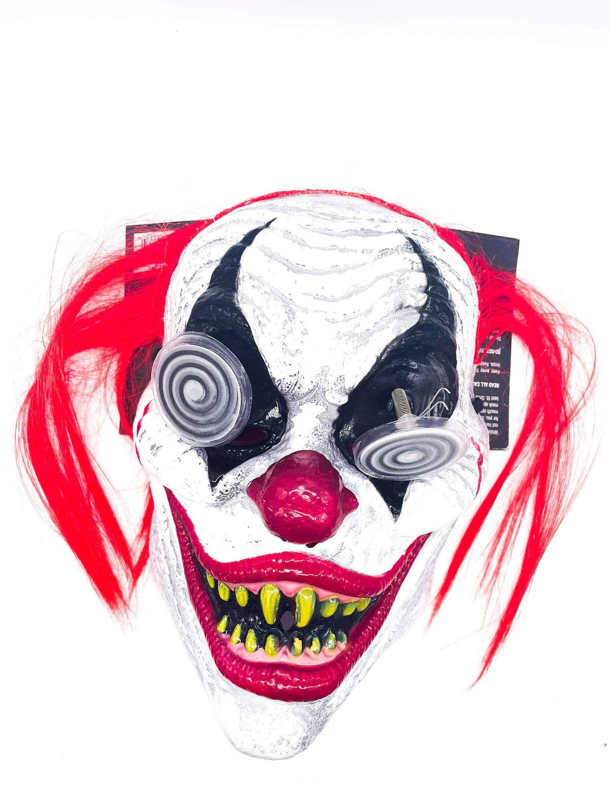 Clown ipnotico In Plastica Maschera Halloween