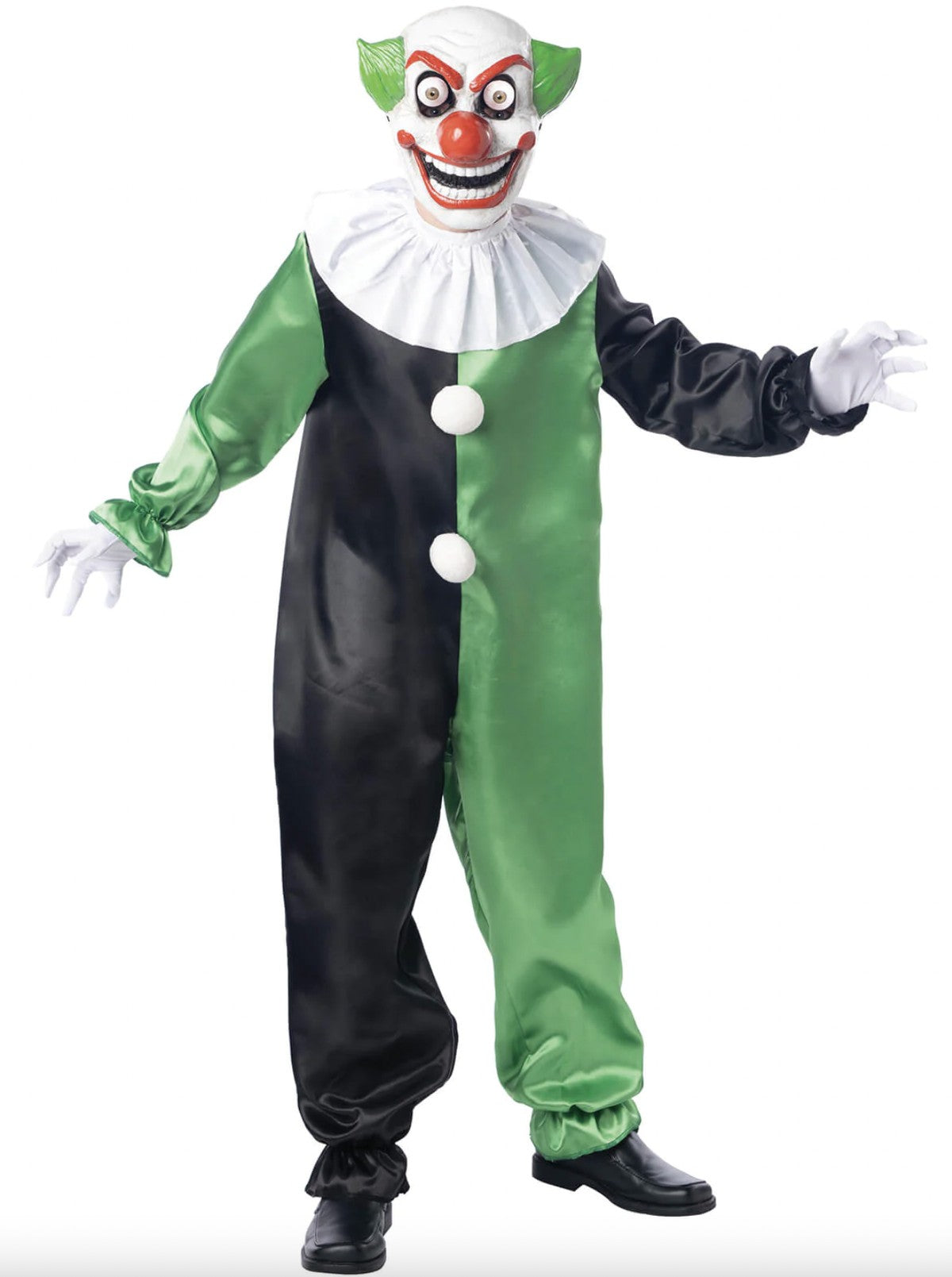 Costume Halloween Bambino Clown Verde