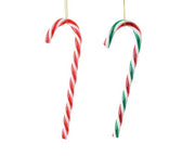 Addobbo Albero Natale Bastoncini Caramelle Candystick 13cm