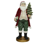 Addobbo Di Natale Babbo Natale Con Albero 33cm