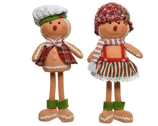 Addobbo Di Natale Omini Pan Di Zenzero Decorativi 40cm