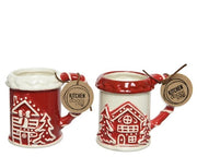 Tazza Natalizia In Ceramica Casa