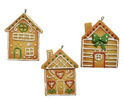 Addobbo Albero Di Natale Casetta Di Marzapane Decorate 7,5cm