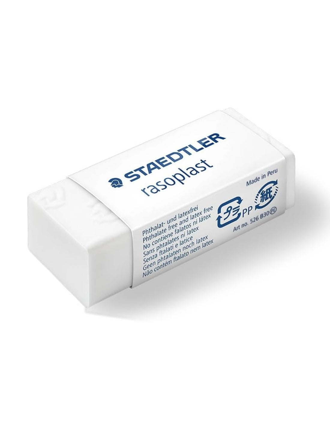 Gomma Da Cancellare Staedtler Rasoplast Bianca 4cm