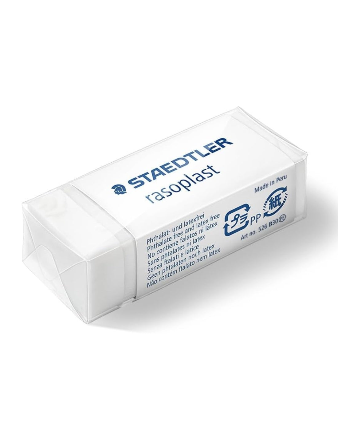 Gomma Da Cancellare Staedtler Rasoplast Bianca 4cm