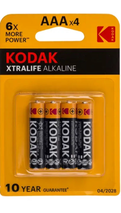 Batterie Pile Ministilo AAA Kodak 4 pz