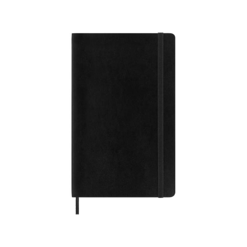 Moleskine Taccuino Classic Copertina Morbida Nera Pagine Righe/Bianca 13x21cm
