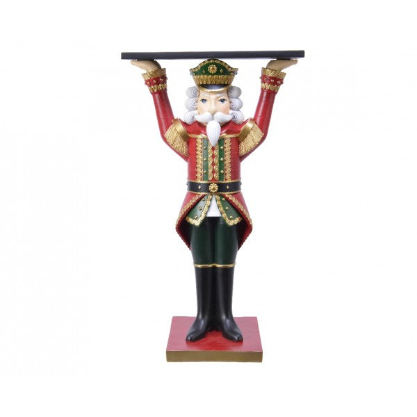 Alzatina Natale Schiaccianoci Serve un piatto 50 cm