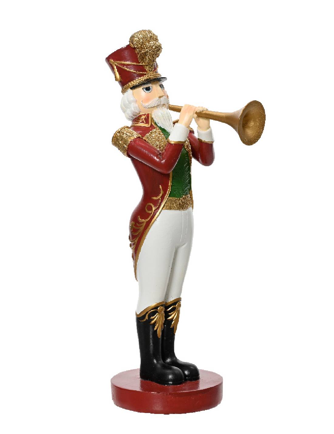 Addobbo Di Natale Schiaccianoci Trombettista 25cm