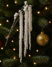 Ramo Artificiale Decorativo Cadente Bianco 80cm