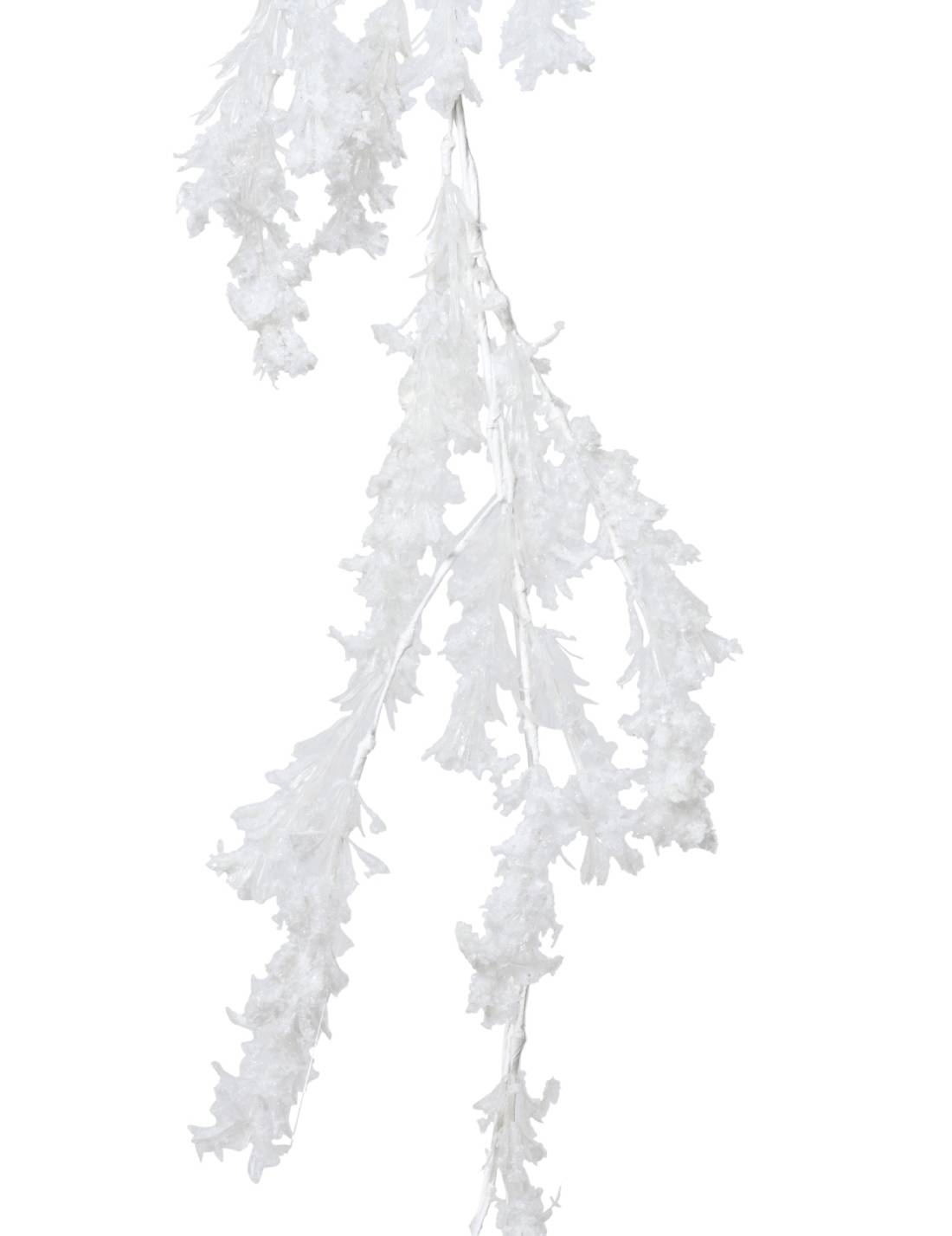 Ramo Artificiale Decorativo Bianco 120cm