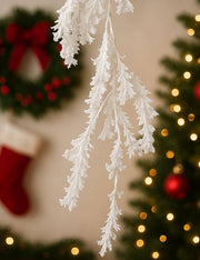 Ramo Artificiale Decorativo Bianco 120cm