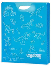 Box Portaquaderni Documenti Ergobag Dinosauri Azzurro