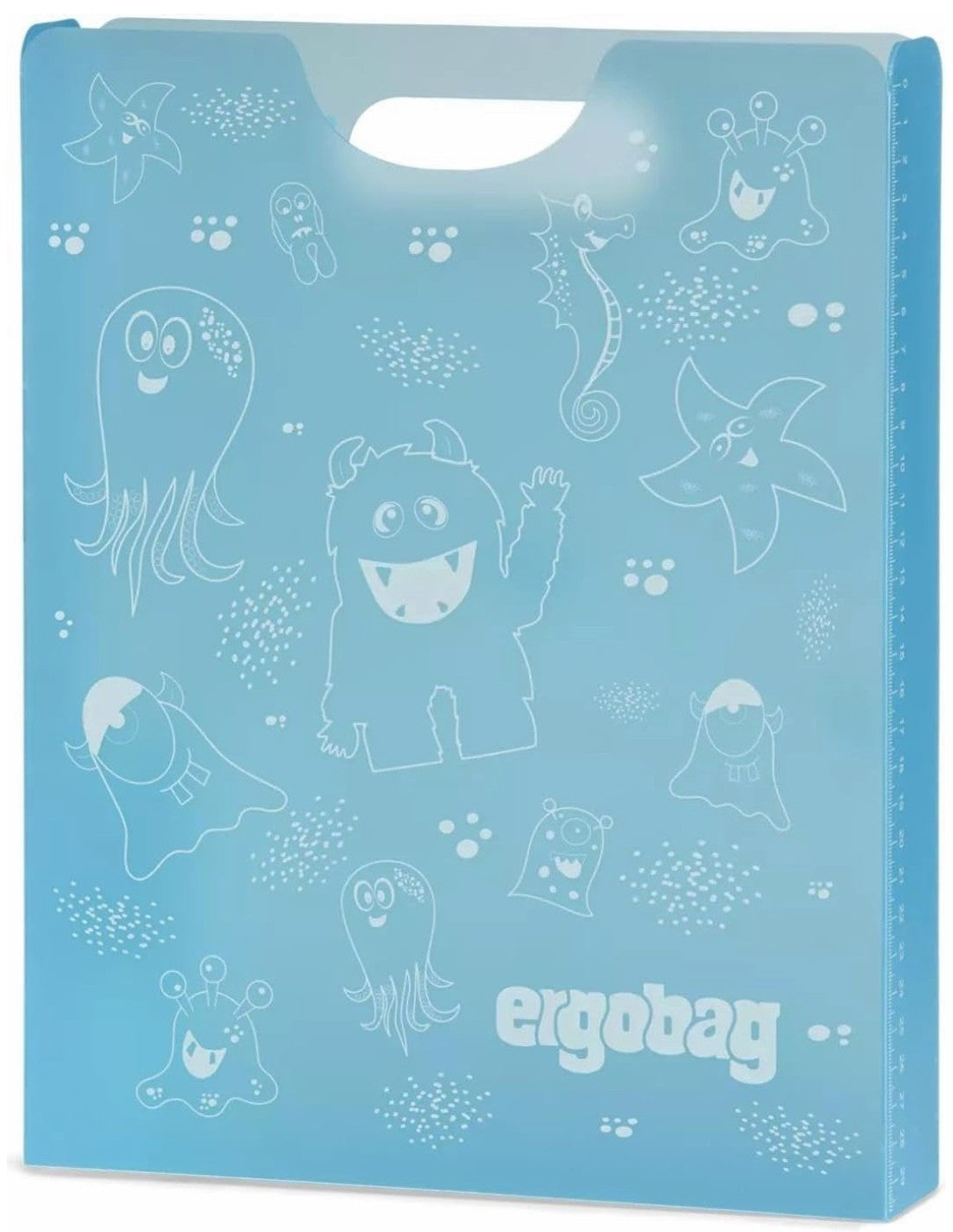 Box Portaquaderni Documenti Ergobag Azzurro