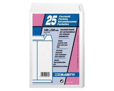 Buste Sacchetti Bianchi Blasetti 19x26cm Autoadesive 25 pz
