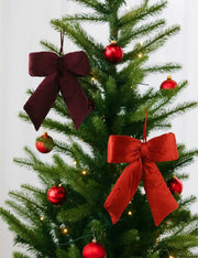Addobbo Albero Di Natale Fiocco Decorativo 50cm