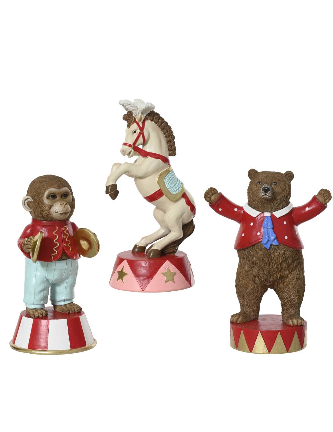 Addobbo Di Natale Animale Da Circo Vintage 19cm