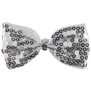 Farfallino In Paillettes Argento