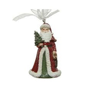 Addobbo Albero Natale Babbo Natale Con Con Abito Lungo 8.5CM