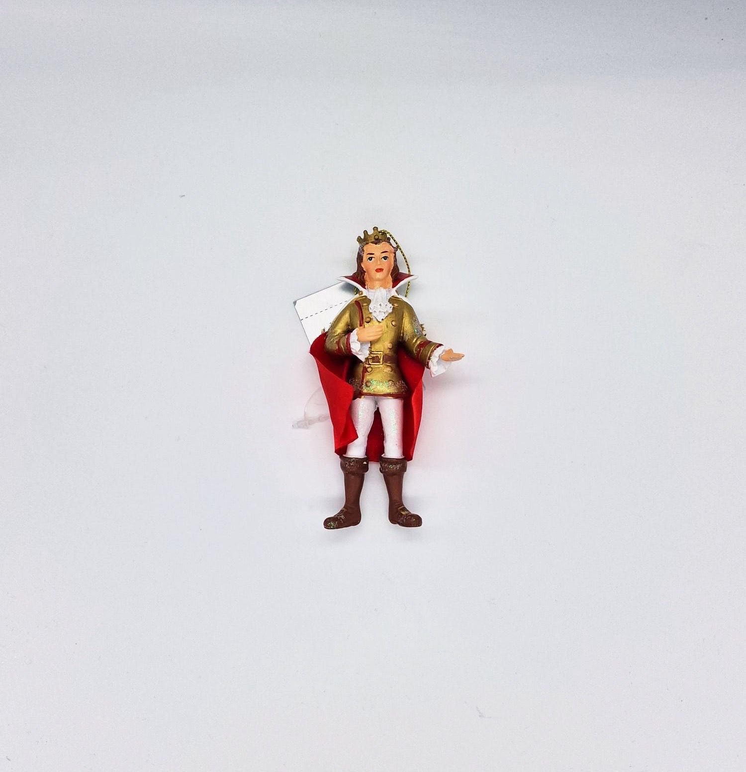 Addobbo Albero Di Natale Principe Mantello Rosso Cenerentola