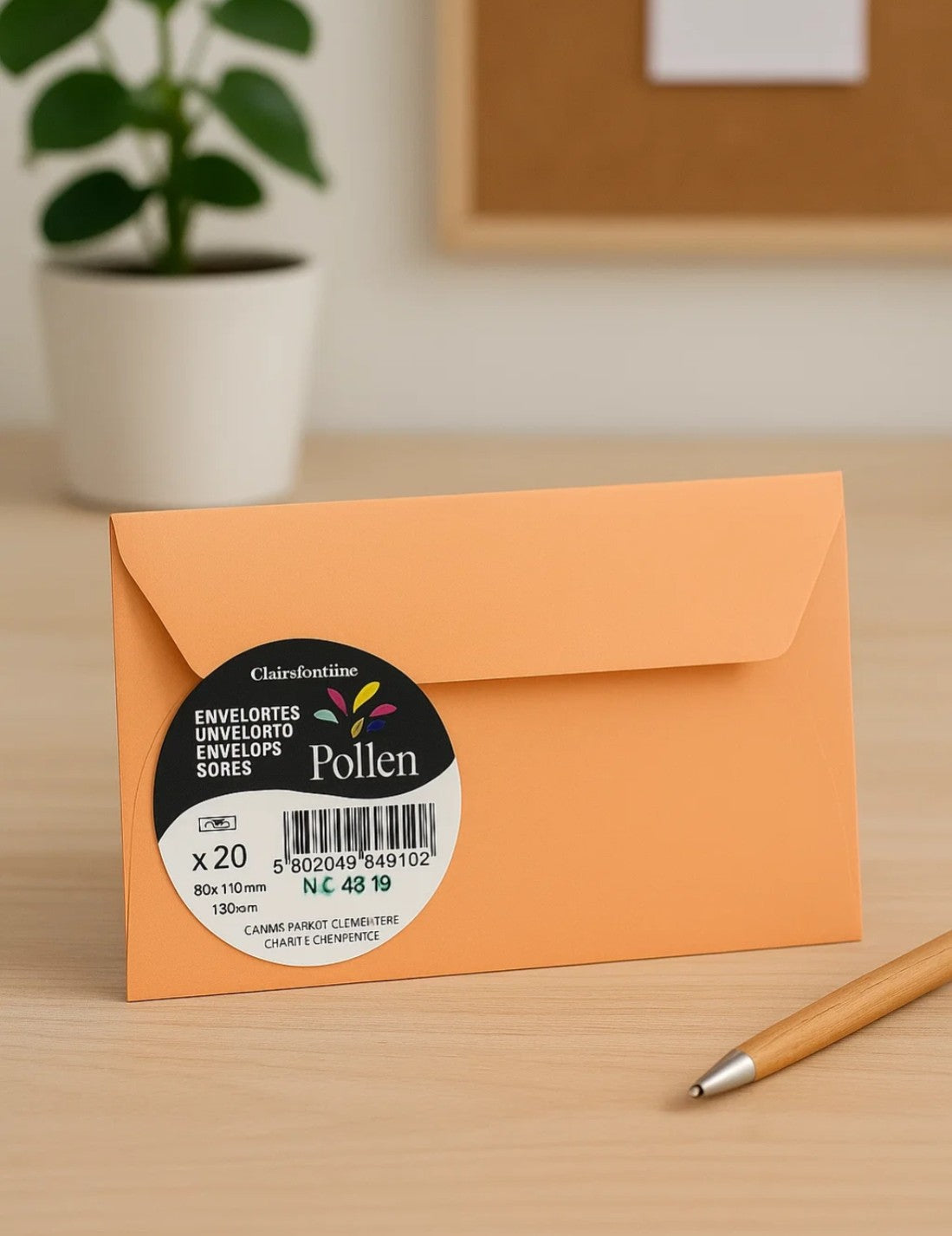 Buste Da Lettere Arancio 9x14cm 20pz