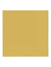 Tovaglioli In Carta 3 Veli Oro 33x33cm 20pz