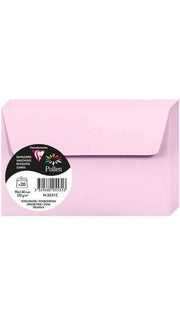 Buste Per Lettere Rosa Confetto 9x14cm 25pz