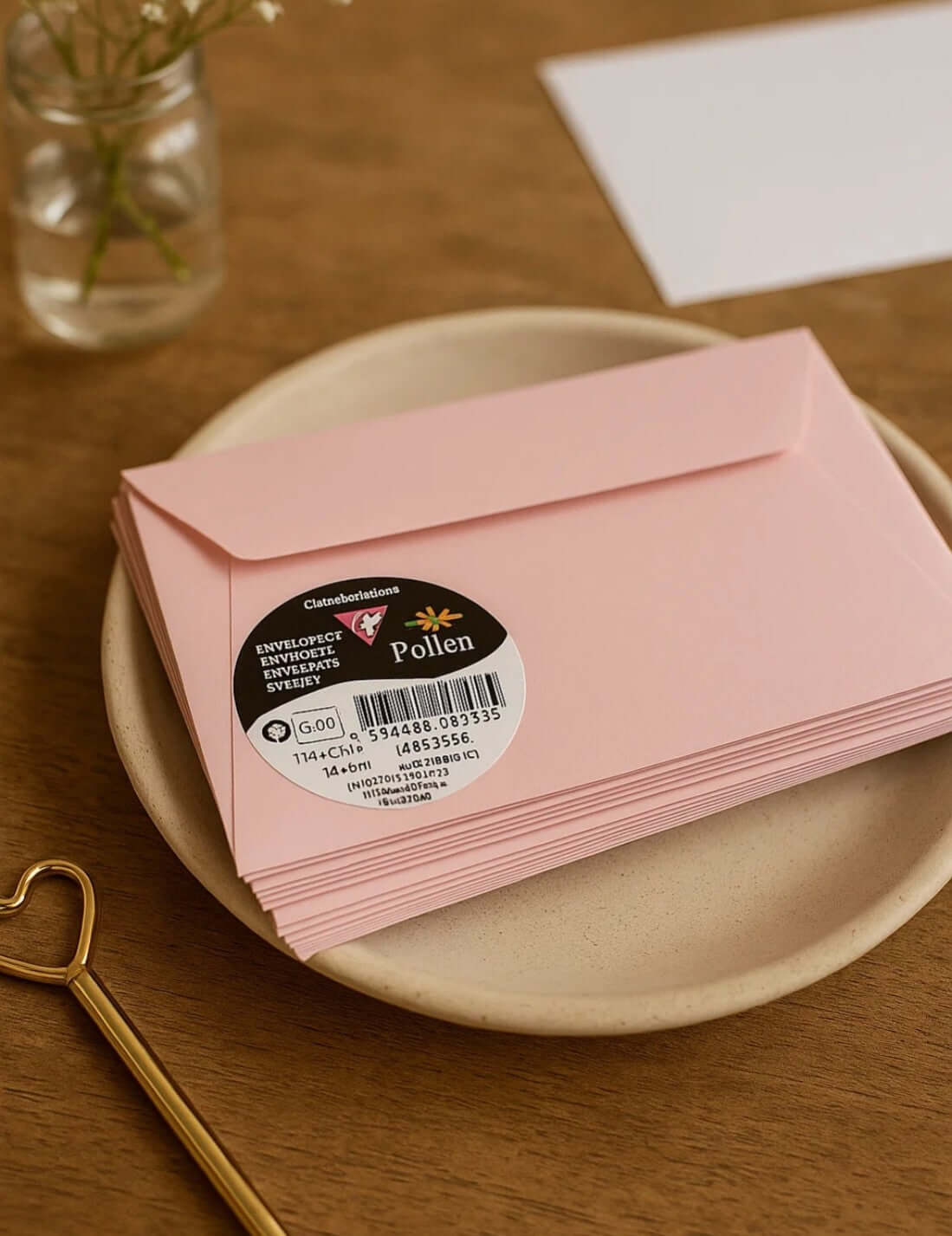 Buste Per Lettere Rosa 11x16cm 120g 20pz