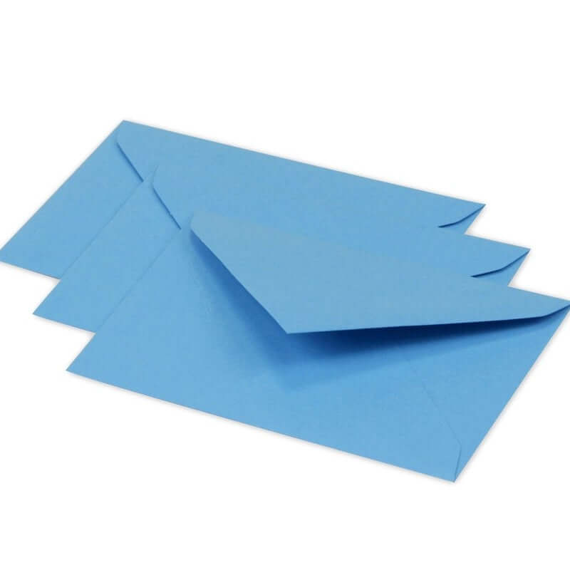 Buste Da Lettere Pollen Azzurro Turchese 20pz 7,5x10cm