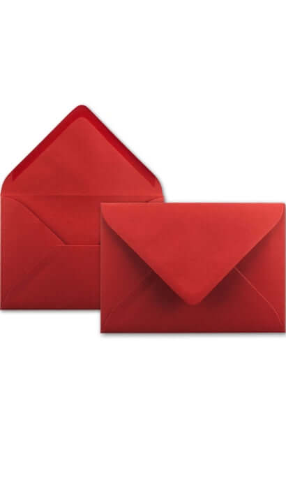 Buste Da Lettere Autoadesive Rosso Ribes 9x14cm 20pz