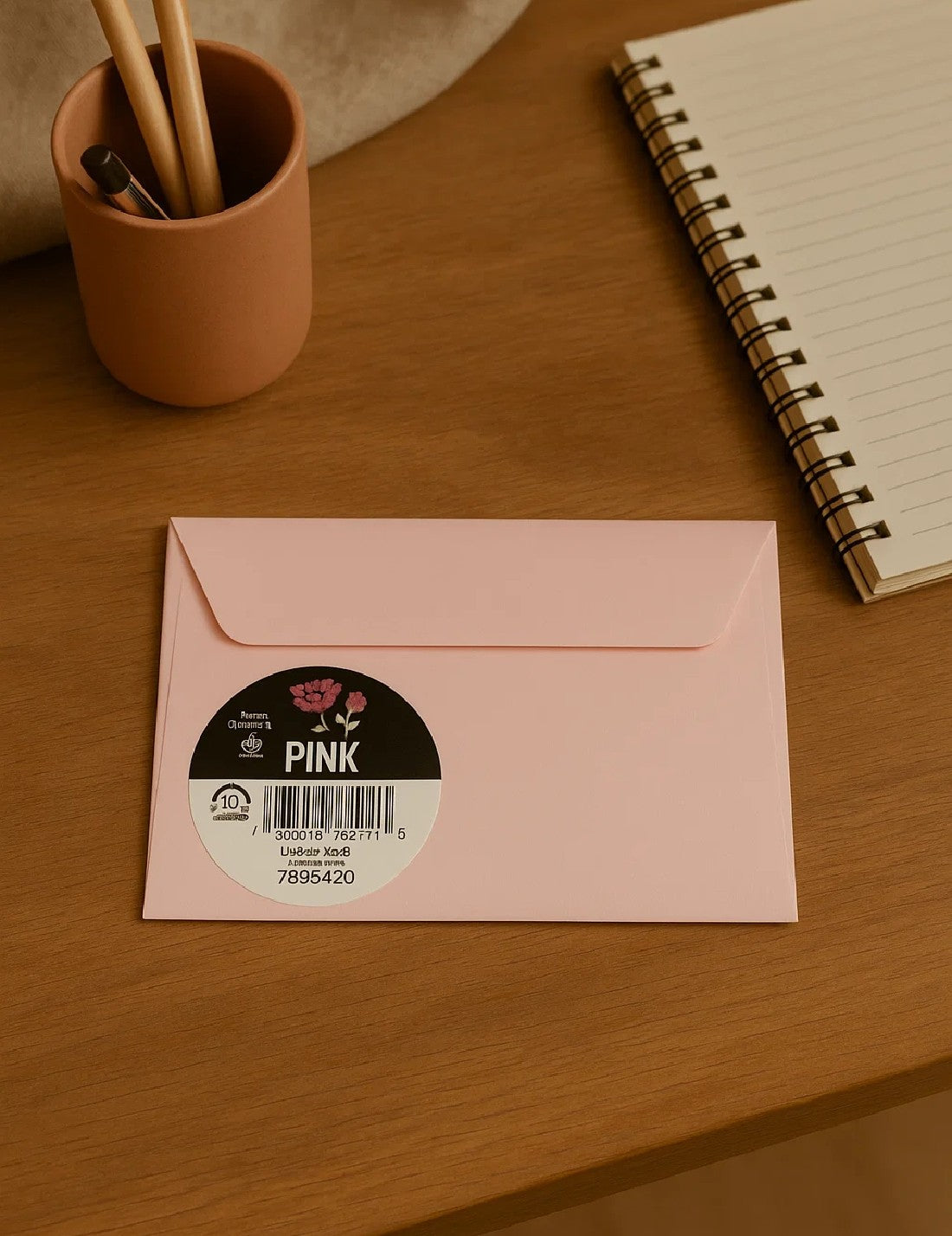 Buste Per Lettere Rosa 11x16cm 20pz