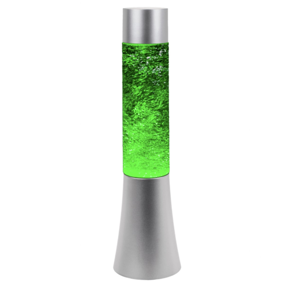 Lampada Lava Lamp Glitter Con LED Cambiacolore 34cm