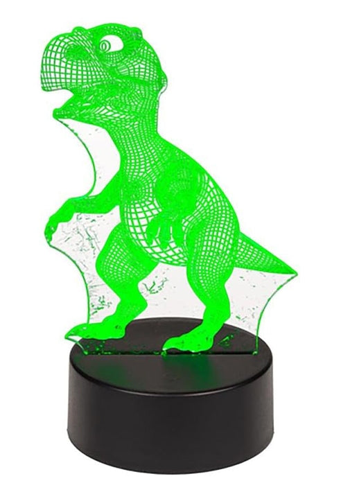 Luce Notturna Dinosauro 3D Con Gioco Di Luci