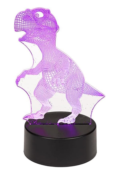 Luce Notturna Dinosauro 3D Con Gioco Di Luci