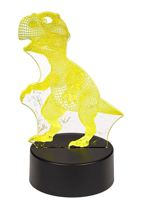 Luce Notturna Dinosauro 3D Con Gioco Di Luci