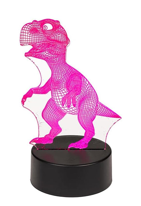 Luce Notturna Dinosauro 3D Con Gioco Di Luci