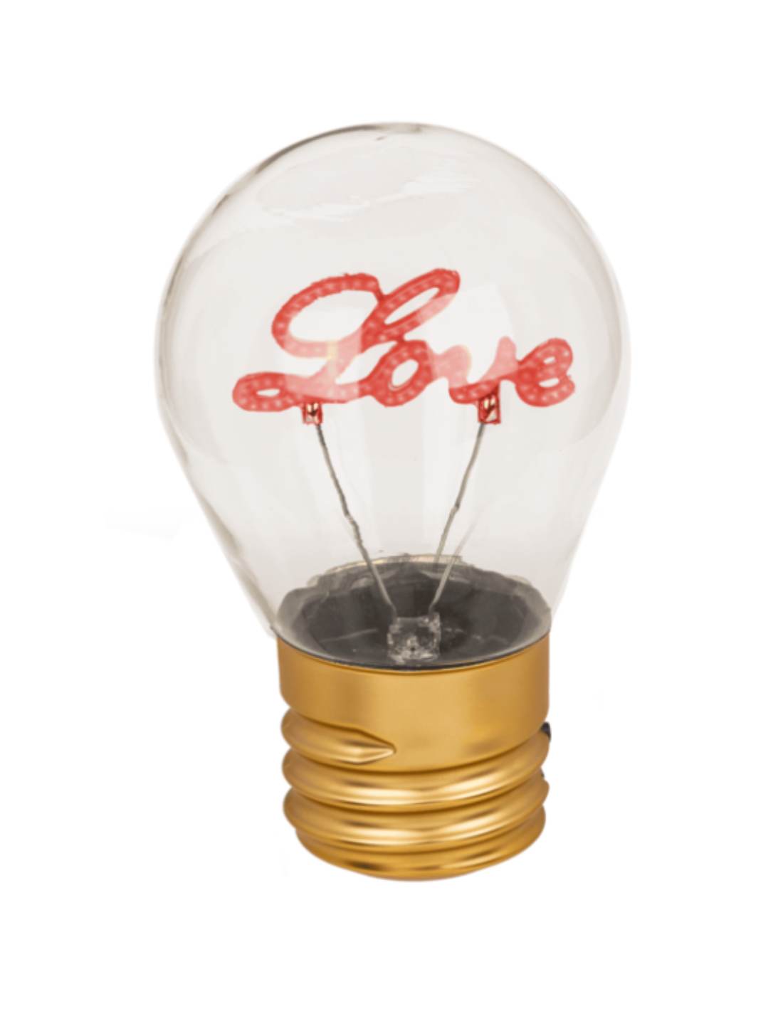 Lampada Da Tavolo Lampadina Love 12cm