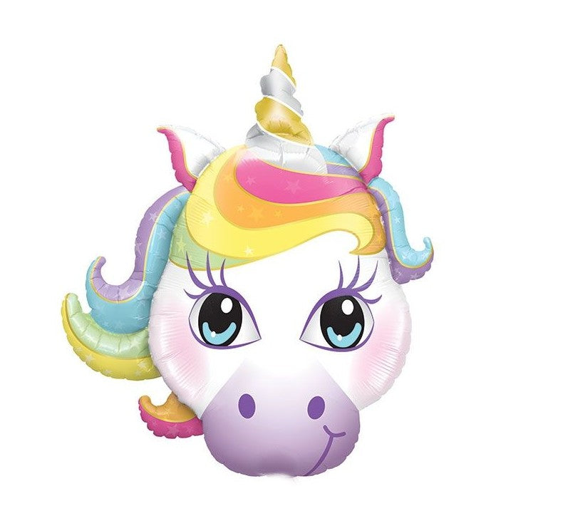 Palloncino Metalfoil Unicorno Arcobaleno 38" 97cm