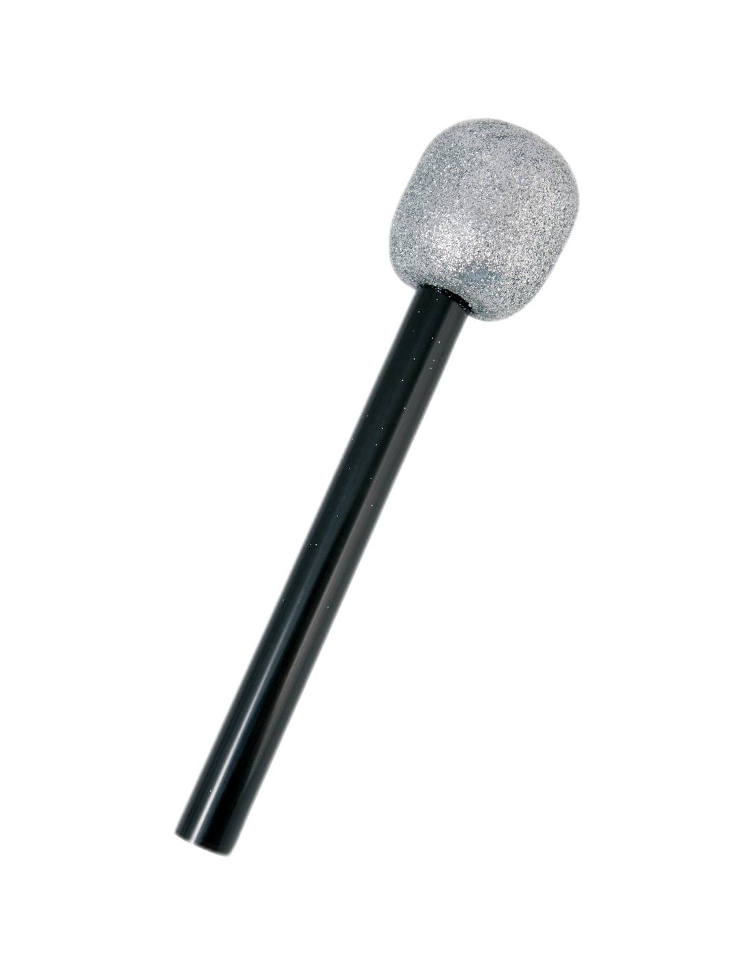 Microfono Argento Pailletes
