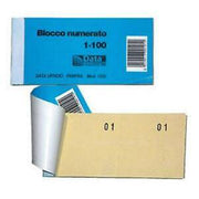 Blocco Foglietti Numerati Da 1 A 100